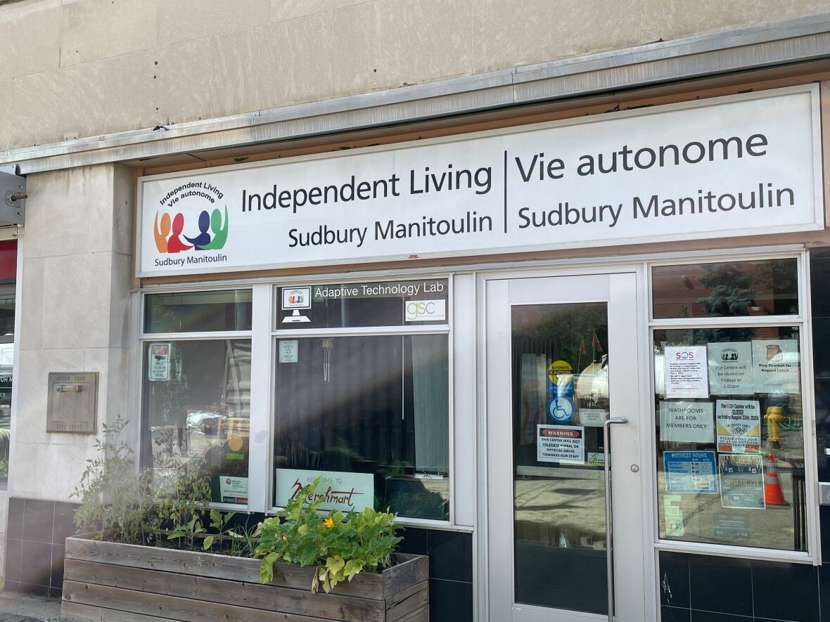 The front entrance of Independant Living Sudbury Manitoulin